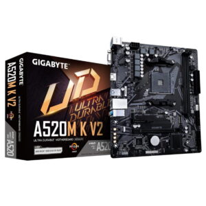 Gigabyte A520M-K V2 DDR4 5100MHz PCI-E Gen3 Anakart