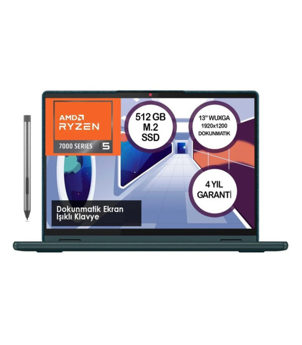 Lenovo Yoga 6 Amd Ryzen 5 7530U 8GB 512GB SSD Freedos 13.3" WUXGA Notebook
